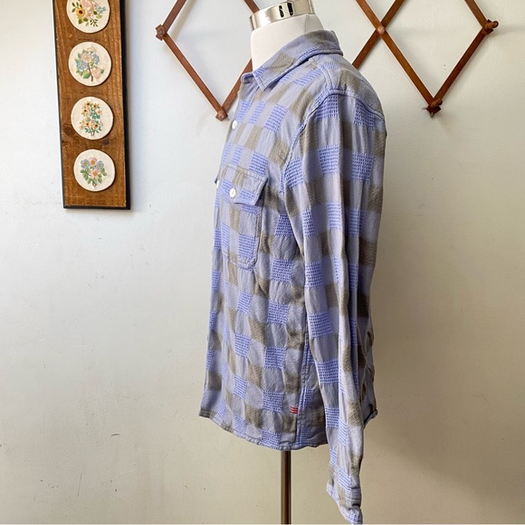 Urban Outfitters Woven Cotton Patchwork Bohemian Shirt - Picture 10 of 16